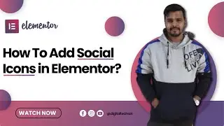 [ Social Icons ] Elementor Tutorial in Hindi | Elementor Tutorial For Beginners in 2023