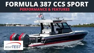 Formula 387 CC Sport (2023) - Performance & Features Video by BoatTEST