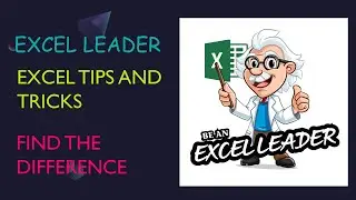 EXCEL TIPS & TRICKS #26 (FIND THE DIFFERENCE) # VERY USEFUL TO FIND THE DIFFERENCE IN OUR DATA SET