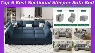 Top 5 Best Sectional Sleeper Sofa Bed/Pull Out Bed in 2025 ! Reviews & Buying Guide!