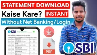 SBI 6 Months Statement Download Kaise Kare | SBI Bank Statement Download Kaise Kare | SBI Statement