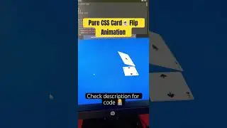 Pure CSS Card Flip Animation 