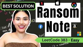 Ransom Note - LeetCode 383 - Python 