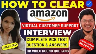 Amazon VCS Interview Questions & Answers😍| How to clear VCS Assessment test | How to crack VCS test