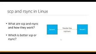 scp and rsync in Linux