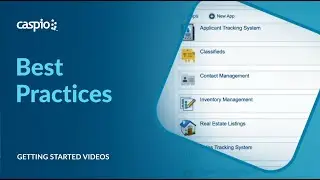 Best Practices in Creating Caspio Applications