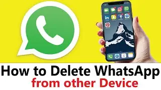 How to delete WhatsApp account from another phone/How to delete WhatsApp account from another device