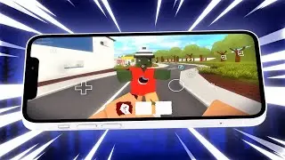 Playing Unturned on MOBILE!! (The Outlands)