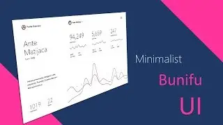 MINIMALISTIC LIGHT FLAT UI IN WINFORMS .NET C#,VB.NET Bunifu UI, BUNIFU DATAVIZ