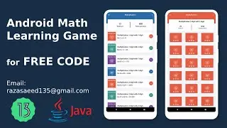 Free Math Learning Quiz Game Source Code | JAVA | SDK 33 | 