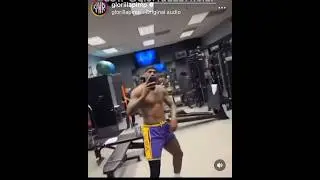 Lebron James rapping Glorilla in the Lockroom #mustwatch #lebronjames #glorilla