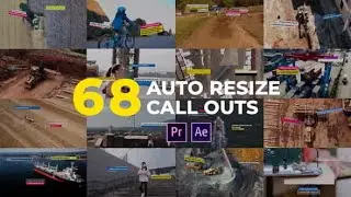 Auto Resizing Call-Outs l MOGRT for Premiere Pro | Easy to Use | Fast Render