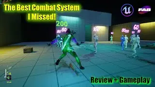 My New Favorite Combat System For Unreal Engine 4.27,  5.0 - 5.5 - Review Plus Gameplay! Links.