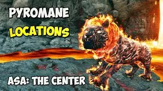 (ASA The Center) ALL Pyromane Spawn LOCATIONS on ARK Survival Ascended