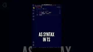 😍😍 NEW Way of Type Assertion: 'AS' in TypeScript 