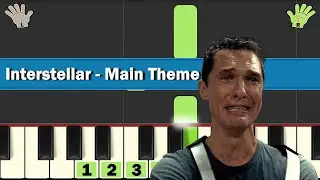 Interstellar - Main Theme | Easy Piano Tutorial