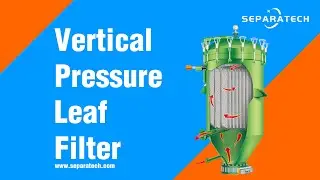 Vertical pressure leaf filter