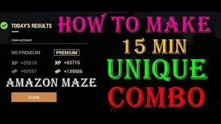 Fishing Planet - How to Make 15 min Unique Combo | Amazon Maze