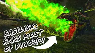 ARKS MOST OP UNDERUSED DINO FOR RAID/PVP! THE BASILISK