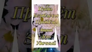 С Добрым утром! Понедельник!