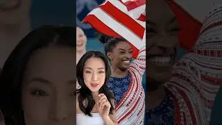 Reacting to Team USA Gymnastics Makeup 🇺🇸Paris Olympics 💋🤸🏻‍♂️