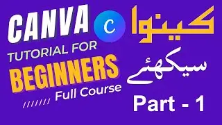 Canva Tutorials :  How to Edit images Professionally in canva 2024 - Learn Canva in Urdu or Hindi