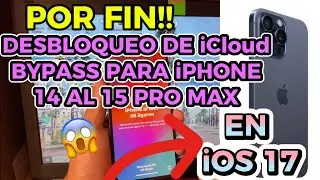 Desbloqueo de icloud bypass para iphone 15 Pro Max iOS 17 con iRemoval pro | Breaking news #viral