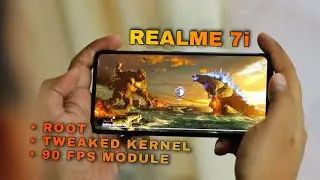 90 FPS pubg gameplay on rooted realme 7i |  Tweaked kernel for realme 7i