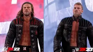 WWE 2K23 vs WWE 2K22 - Edge Comparison Entrance!