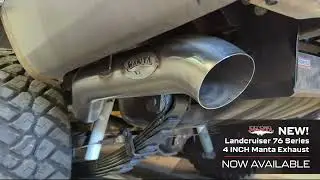 LANDCRUISER 76 SERIES 4-INCH MANTA EXHAUST