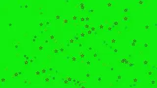 Cinematic Falling Stars In Green Screen | Free Effects For Chroma Key | With Sounds