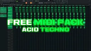 FREE Acid Techno MIDI Pack  - 20 Acid Techno Melodies
