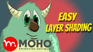 Basic layer Shading in Moho - New easy technique