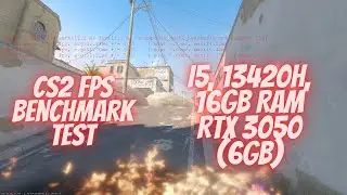 CS2 FPS Benchmark Test on Lenovo LOQ 15, i5 13420H, 16GB DDR5 RAM, RTX 3050 (6GB) High & Medium
