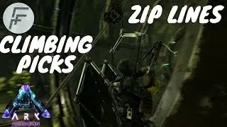 Ark Aberration - Spawn Zip lines and climbing picks