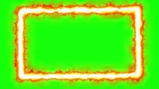 Fire flame effect loop animation green screen stock footage HD - Download Stock Footage