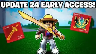 Unlock Dragon Blade & Fruit NOW! Blox Fruits Update 24 Secrets 🐉