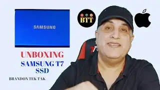 Unboxing Samsung T7 1TB External SSD #SSDforVideoEditing #TechTalk #BTT #Backup