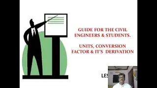 Civil engineers guide. Basic knowledge for civil Engineer//Units Conversion factor//Beginners guide.