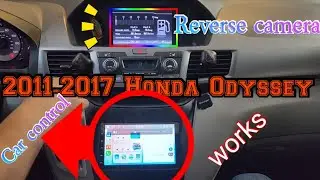 2013 Honda Odyssey Replace radio with android Auto Carplay youtube Netflix Top monitor works