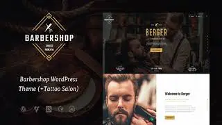 Berger | Barbershop & Tattoo WordPress Theme | Themeforest Website Templates and Themes