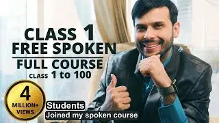 Free Spoken English course for beginners.Class- 1  to 200. Order books by bKash 01312570870