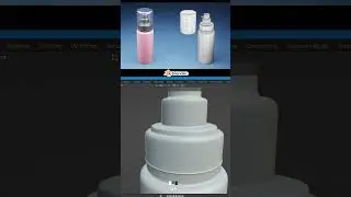 Cosmetic Bottle 3D Design in Blender #blender #3dmodelling  #productdesign #stand #stand3dmodel #