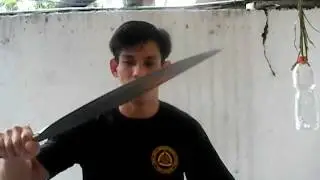 Visayan Barong test cutting