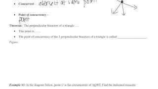 5.2: Use Perpendicular Bisectors