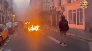 Протестующие по всей Франции жгут баррикады