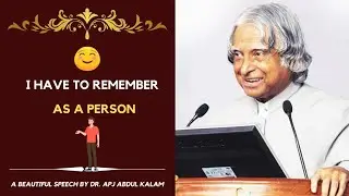 I have to remembered as a guy | Dr. APJ Abdul Kalam speech | Interaction with students |