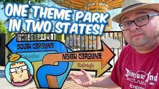 Only Theme Park in TWO States - Carowinds!  New for 2023 - Aeronautica Landing