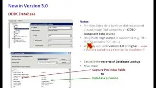 ODBC Database Output in in Kodak Capture Pro Software