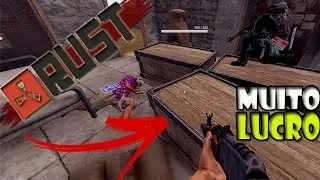 Rust: INVASÃO MUITO LUCRATIVA  COM APENAS 1 C4! AJUDEI UM GRINGO!